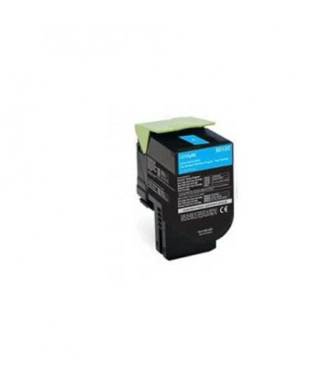 Toner Συμβατό LEXMARK 802SC  CX310 / CX410 / CX510  CYAN