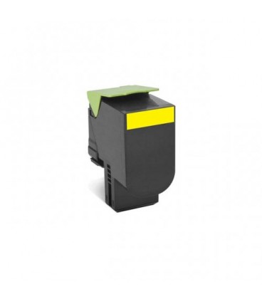 TONER ΣΥΜΒΑΤΟ LEXMARK 802SY - CX310 / CX410 / CX510 ΓΙΑ 2000 ΣΕΛΙΔΕΣ, YELLOW