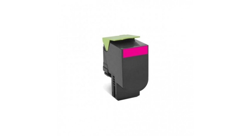 TONER ΣΥΜΒΑΤΟ LEXMARK 802SM - CX310 / CX410 / CX510 ΓΙΑ 2000 ΣΕΛΙΔΕΣ, MAGENTA