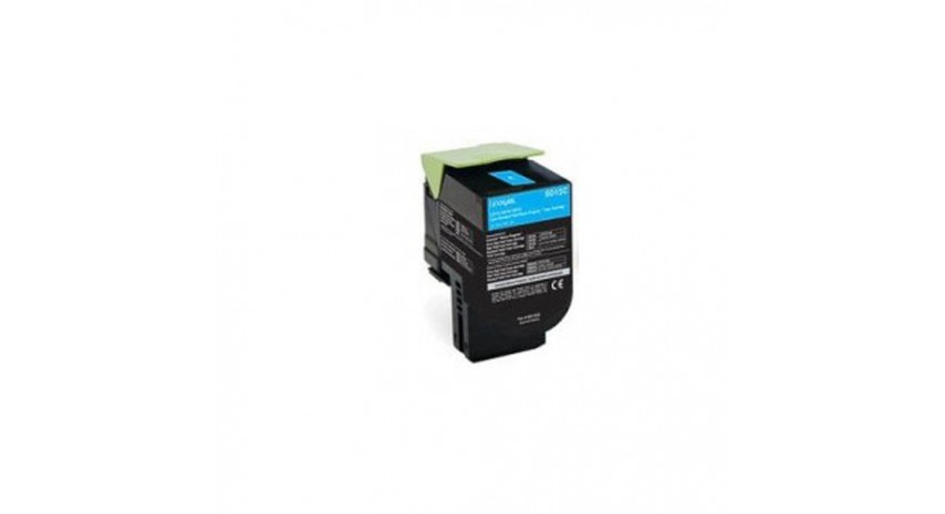 TONER ΣΥΜΒΑΤΟ LEXMARK 802SC - CX310 / CX410 / CX510 ΓΙΑ 2000 ΣΕΛΙΔΕΣ, CYAN